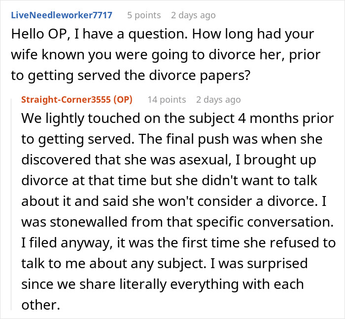 Man Freaks Out After Wife Confesses To Asking Her Friend To Replace Her For Intercourse