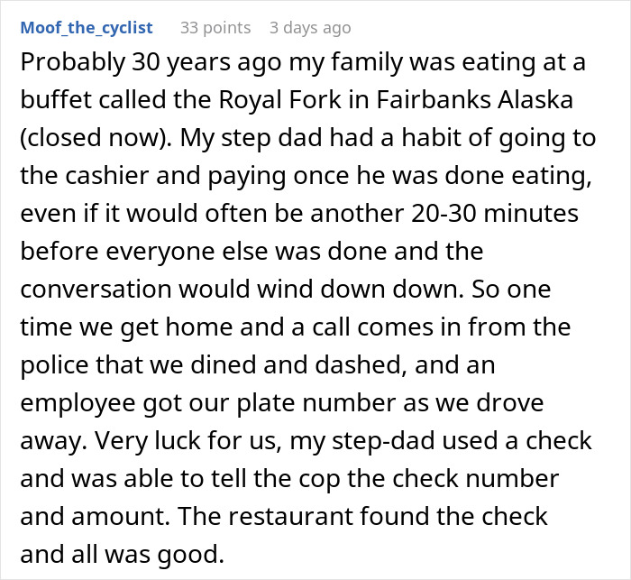 Customer Can&rsquo;t Hold It In, Runs To Bathroom With Bill Left Unpaid, Is Welcomed Back By Police 
