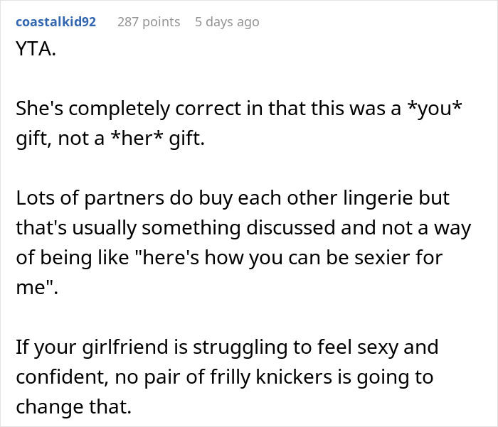 Man Doesn&rsquo;t Understand Why GF Didn&rsquo;t Appreciate His Gift, Gets A Reality Check