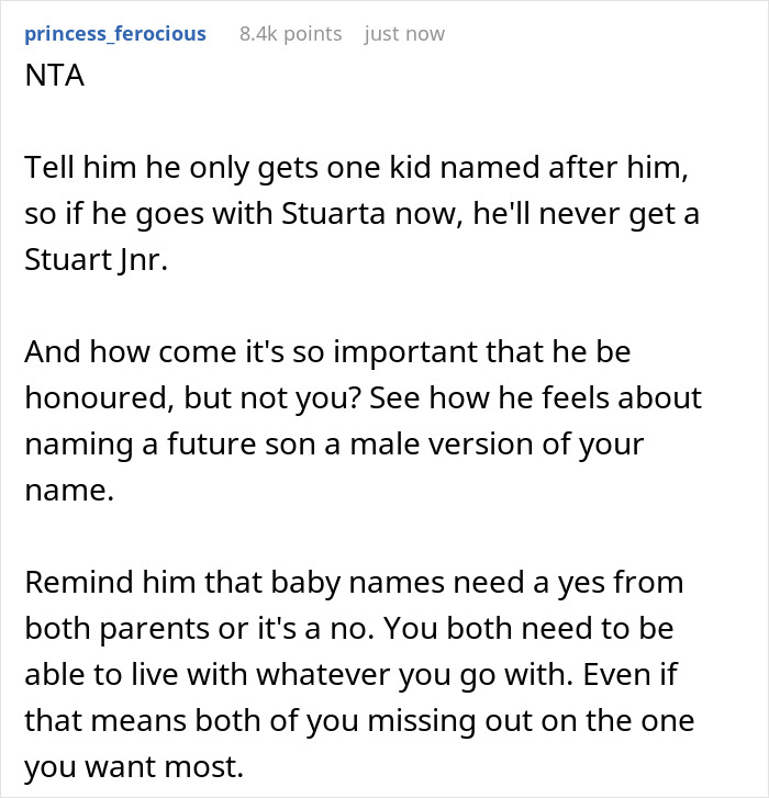 Guy Picks His Family Male Name For Future Kid, Has A Fight With Wife After It Turns Out It’s A Girl - 16