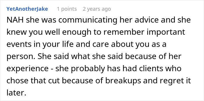 Woman Asks If She&rsquo;s Wrong For Storming Out Of The Hair Salon After Hairdresser&rsquo;s Words Hurt Her