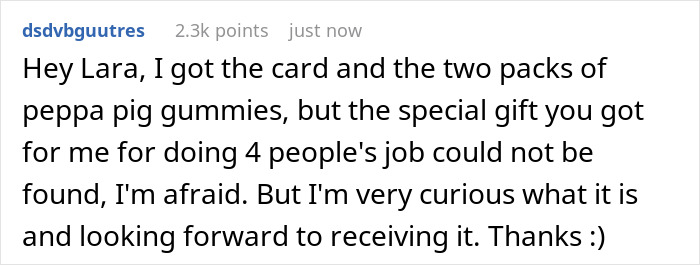 &ldquo;Should I Say Something?&rdquo;: Woman Is Unsure How To React After CFO Sends Her Peppa Pig Candies