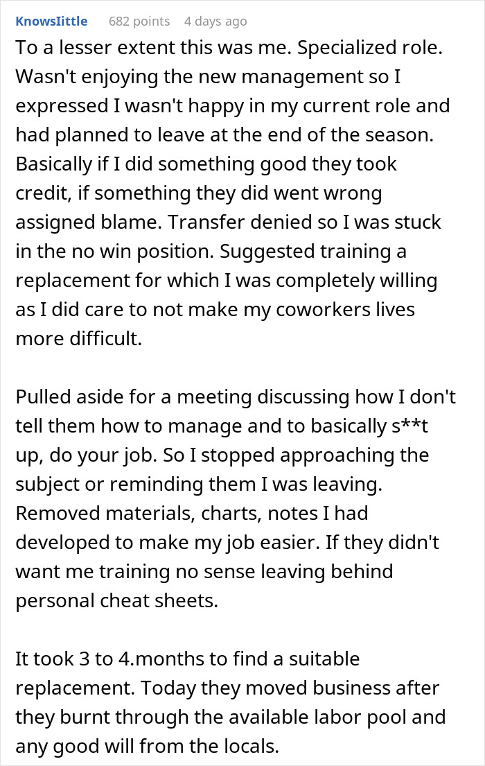 "His Face Goes Pale": New Boss Doesn't Realize The Employee They Fired Will Get $200k "His Face Goes Pale": New Boss Doesn't Realize The Employee They Fired Will Get $200k