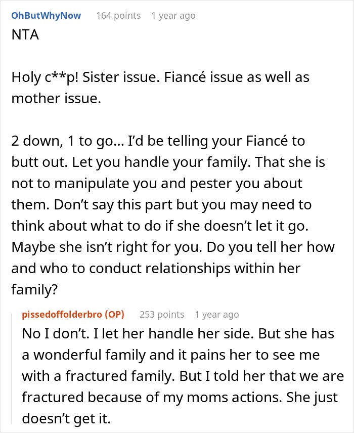 Guy Learns About Sister's Wedding Surprise, Kicks Her Out Of The Wedding