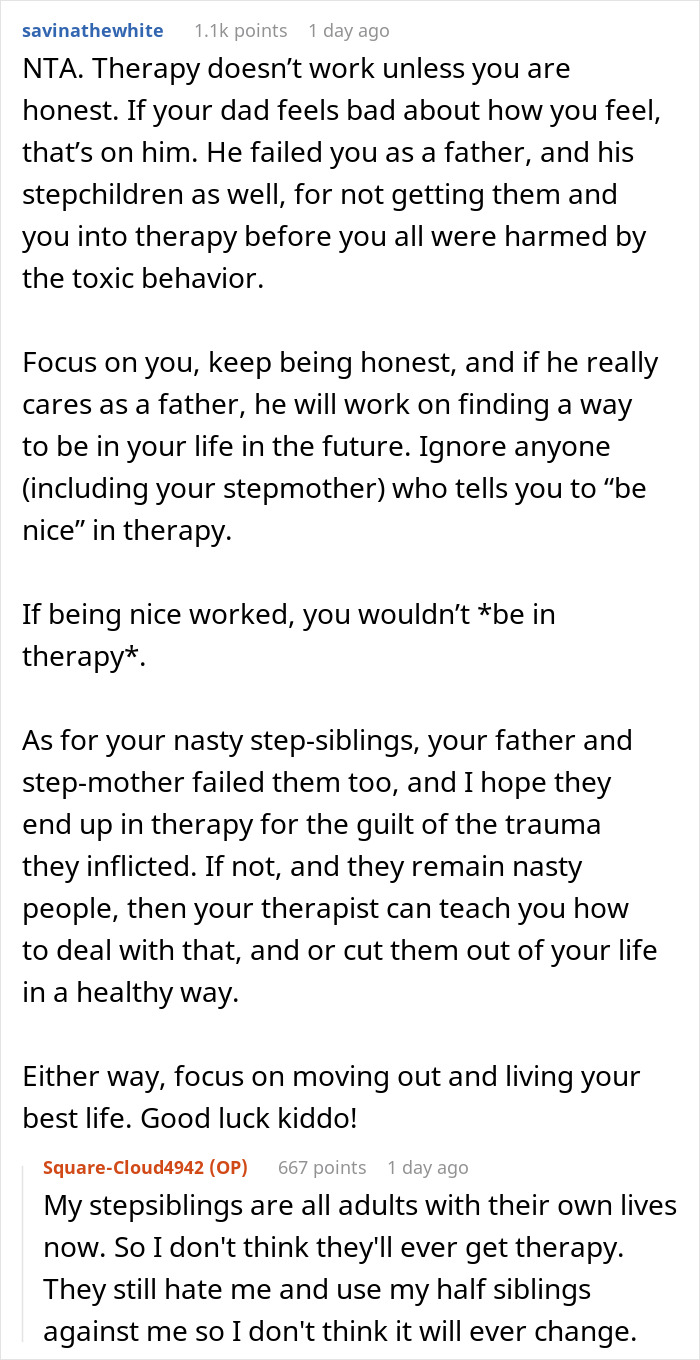 Dad Is Crushed After Daughter Calls Him Out For Abandoning Her In Favor Of His New Marriage