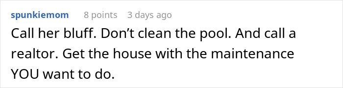 Man Refuses To Look After Pool Any Longer, Asks Wife To Stick To Her Promise, Drama Ensues Man Refuses To Look After Pool Any Longer, Asks Wife To Stick To Her Promise, Drama Ensues