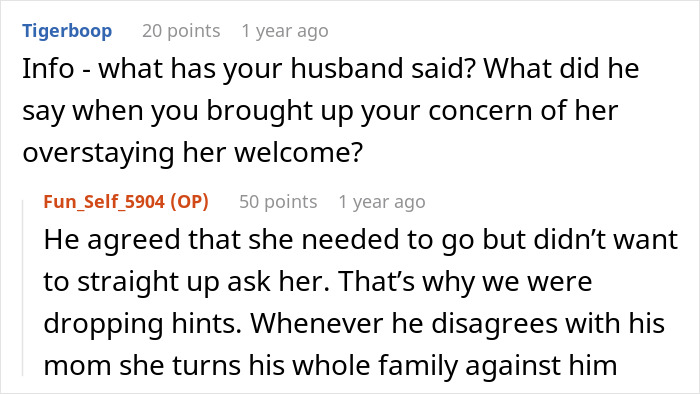 Mom Gets Kicked Out For Not Taking The Hint That Her Son And DIL Want Alone Time Mom Gets Kicked Out For Not Taking The Hint That Her Son And DIL Want Alone Time