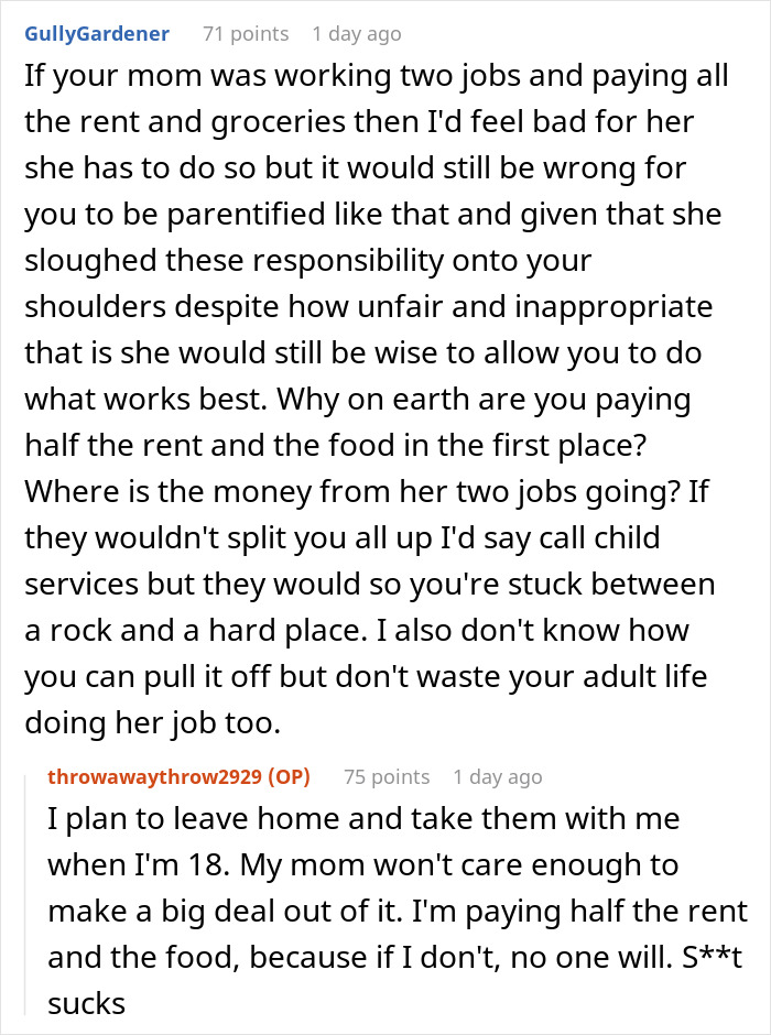 Mom Is In Tears After 17 Y.O. Tells Her She Doesn’t Get To Make The Rules While He Raises Her Kids - 25