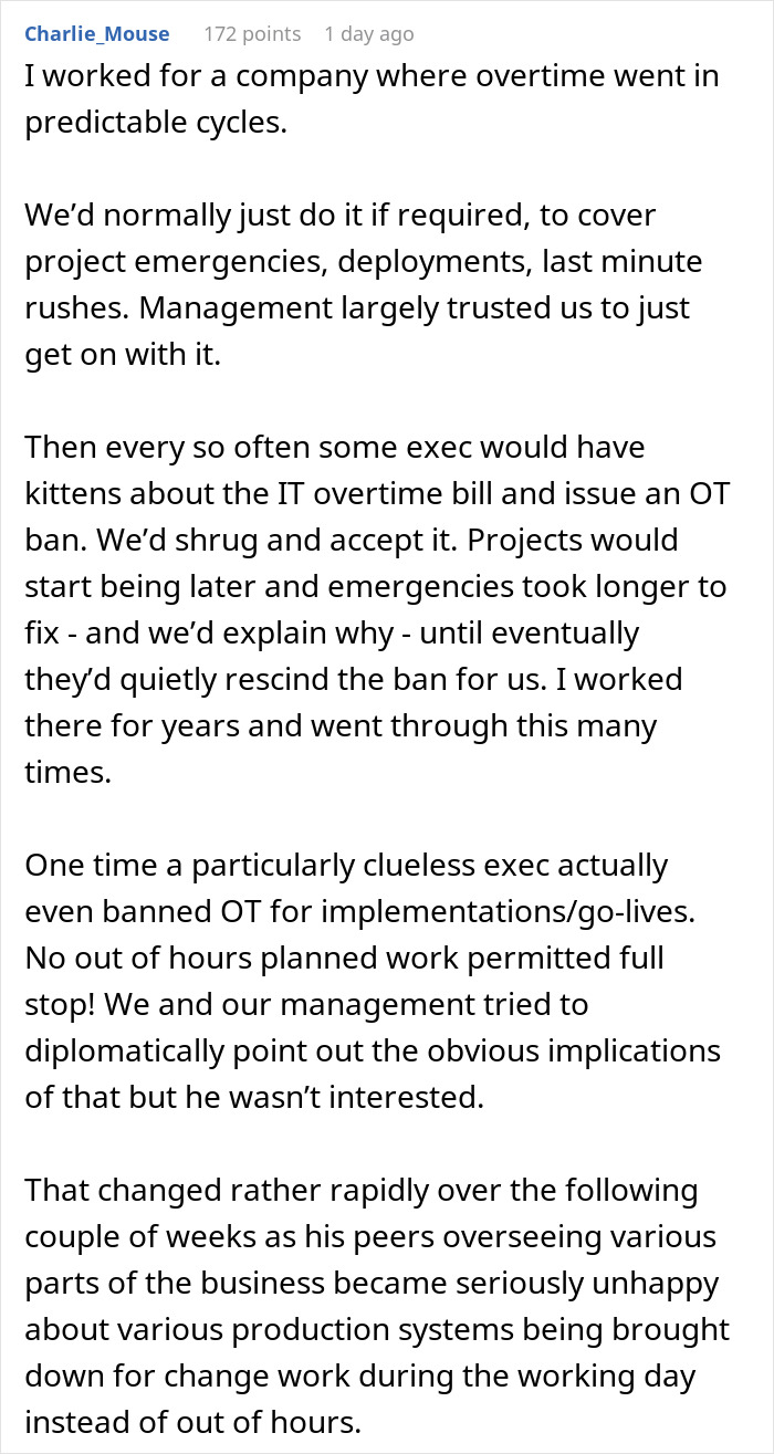 &ldquo;No Overtime, No Problem&rdquo;: Worker Happily Complies, Makes New Boss Go Red From Embarrassment