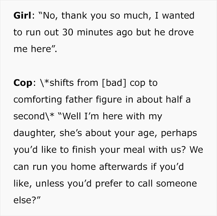 &ldquo;By God, I Wanted To Be This Guy&rdquo;: Man Sees Friendly Cop Putting Creepy Date in His Place