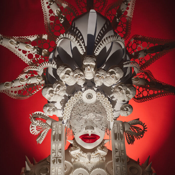 I Created A Paper Costume Inspired By War