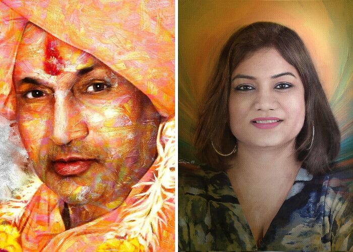 I Turn Your Favorite Photos Into Digital Portraits In A Canvas Painting Style (17 Pics)