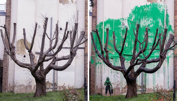 Banksy Confirms New Masterpiece On Side Of London Building Is His Own