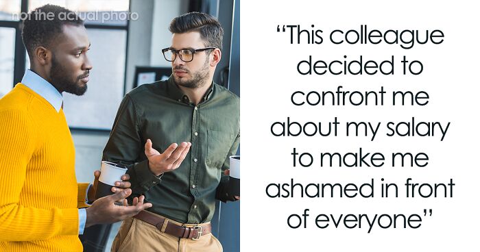 Guy Gets Called Out Over Big Salary, Puts Coworker In His Place