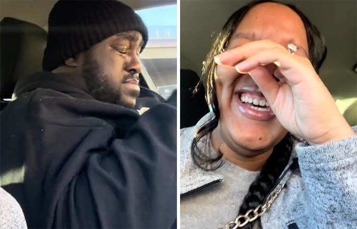 Over 7M People Saw This Couple Cry-Laughing Because It Was Their Son’s First Day Of Preschool