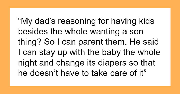 16 Y.O. Is Called Names After Telling Her Dad She Won’t Be Raising His Future Kids