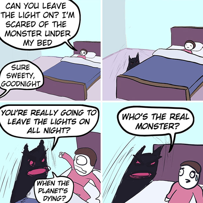 30 Chaotic Comics Mixed With Dark Humor Created By This Artist