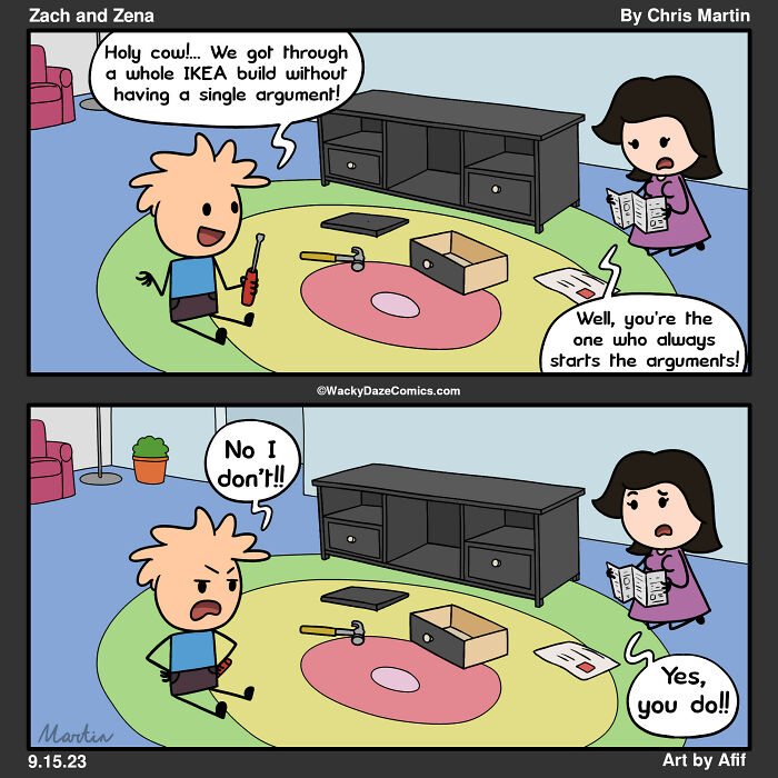 Introducing My "Zach And Zena" Cartoons