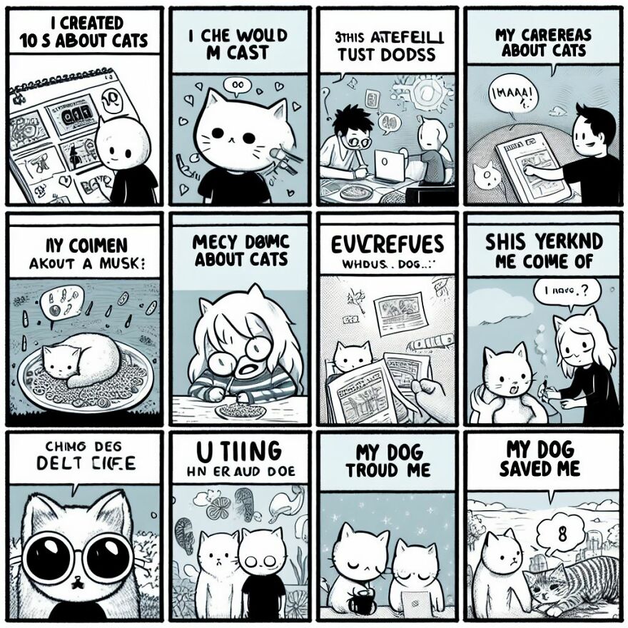 "Fur-Tastic Tales: A Journey Through The Fluffy World Of Cat Comics And Heartwarming Dog Courage"