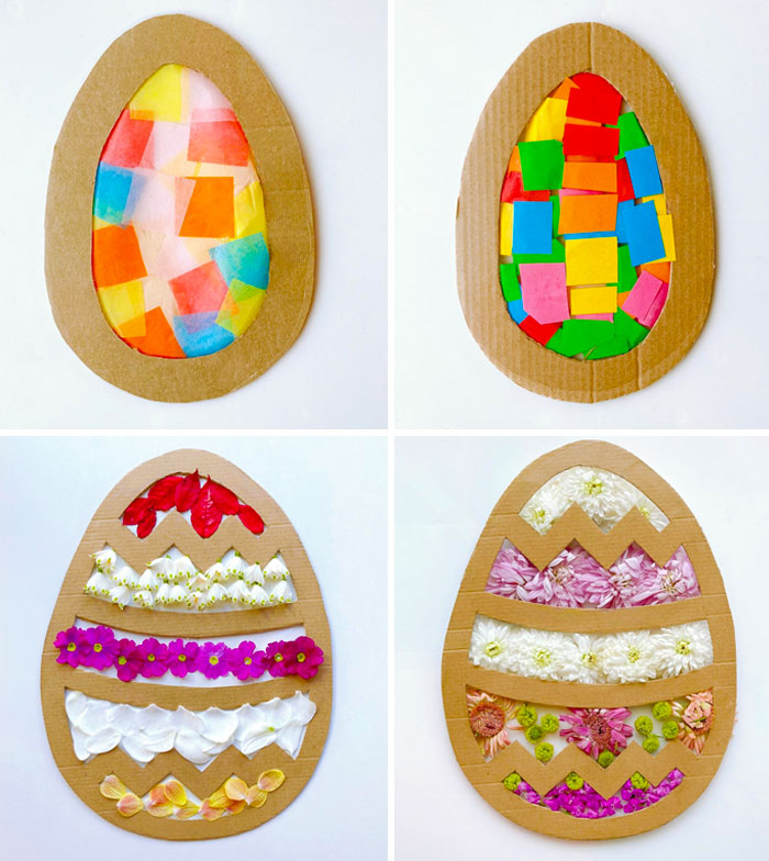 Easter Egg Suncatchers
