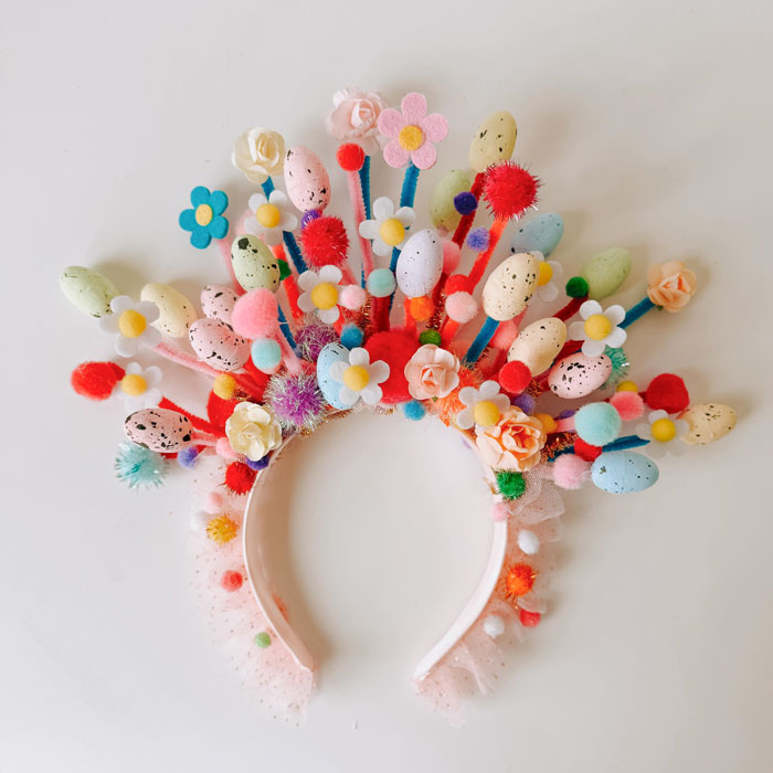 Pipe Cleaner Easter Headband