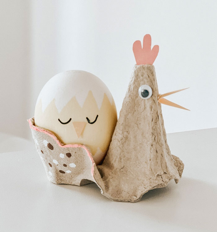 Saw The Idea For This Egg Cup Online, And Loved It So Much That I Had To Recreate It