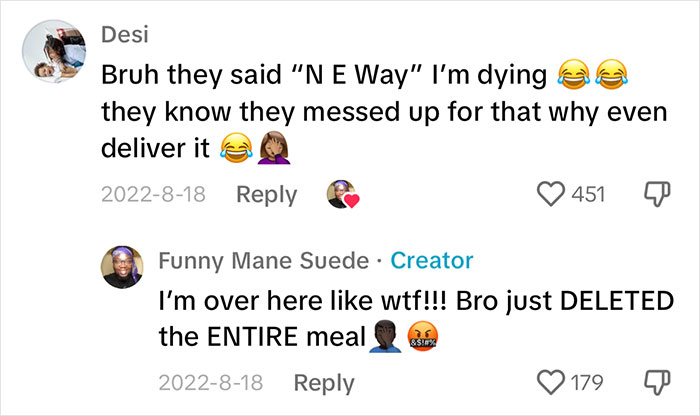 Man In Shock After DoorDash Driver Eats All His Food And Leaves A Badly Written Note Behind