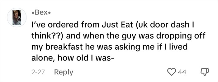 Delivery Driver Threw A Tantrum At Woman&rsquo;s Door Because She Refused To Come Out To Take Her Order