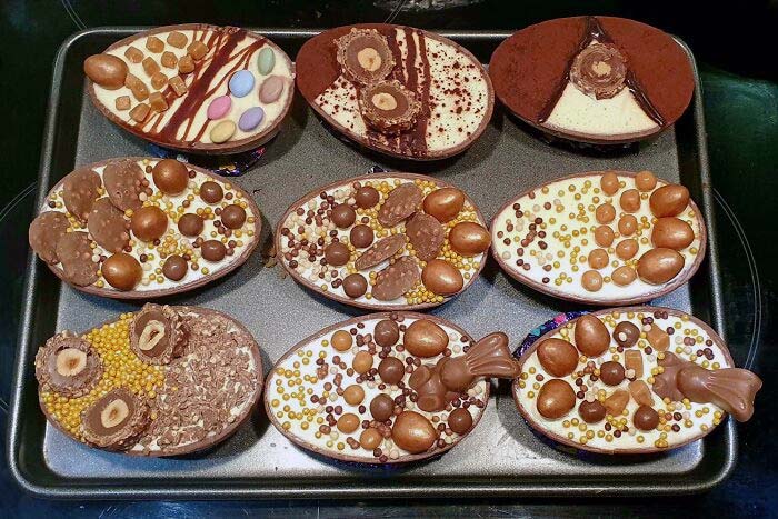 Cheesecake Easter Eggs