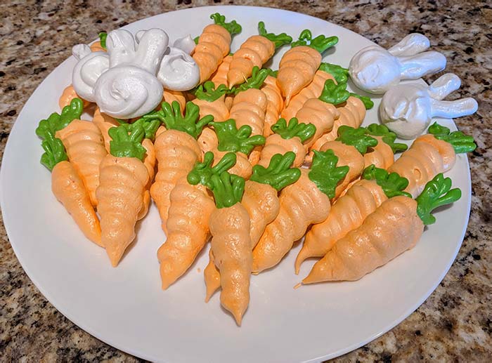 Practice Run Of Some Easter Meringue Cookies