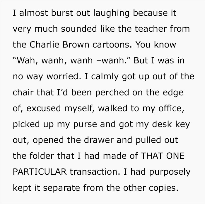 A Woman Does The Job The Boss’s Way, Keeps The Receipt For Their Mistake When It Backfires - 24