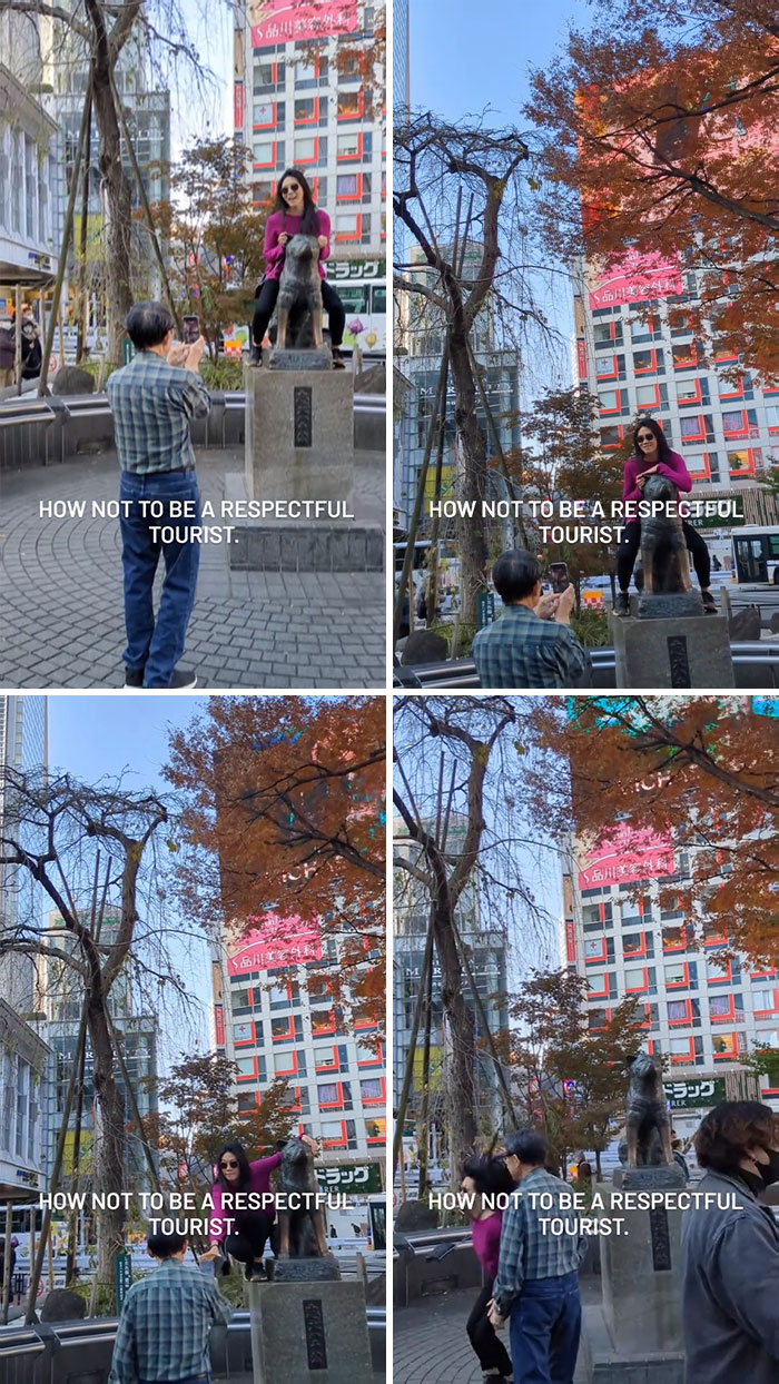 The Most Disgusting Tourist. Please Show Respect