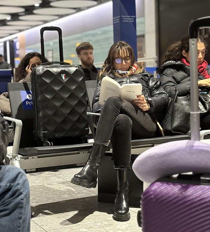 Jam-Packed Heathrow Airport During Christmas Time. It Gets Worse When You Realize That It’s Disability Priority Seating
