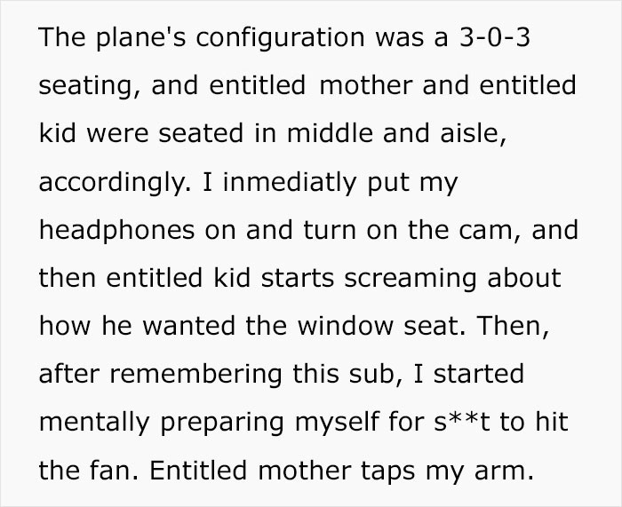 "Entitled Mom Thinks I Should Give My Plane Seat To Her Spoiled Brat, Fights Over It"