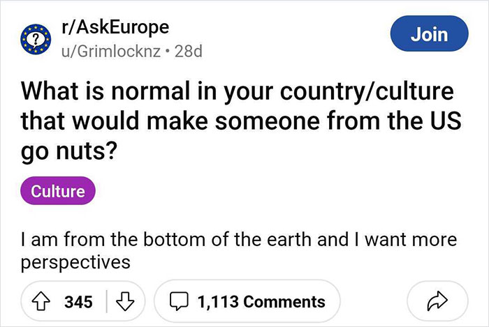 30 ‘European Things’ That Might Just Make Americans Go “Huh?” As Seen In This Online Thread - 1