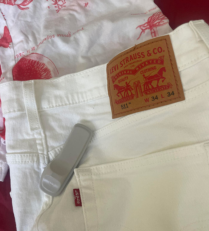 Went On Vacation And Shopped At Macy’s (California), Only To Come Back Home (Ontario, Canada), And Realize They Forgot To Remove The Security Tag