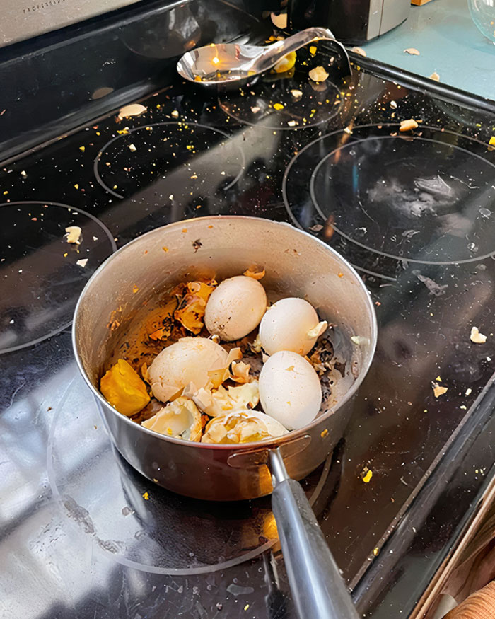 Forgot I Had Eggs Boiling