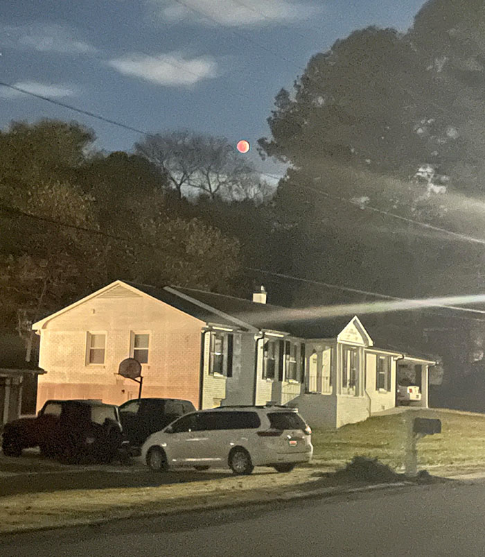 Got Up An Extra Hour Early Because I Forgot To Fix My Alarm Clock, So I Caught The Eclipse And Was Running Early For Work. Then I Realized I Locked My Keys In My Running Car