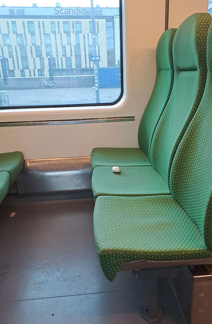 Somebody Just Left Their AirPods In The Train I'm In