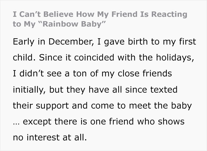 Woman Desires A Bigger Reaction From Friend After Her Pregnancy News, Gets Roasted Online For It Woman Desires A Bigger Reaction From Friend After Her Pregnancy News, Gets Roasted Online For It