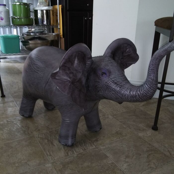 Bring Joy To Your Little One: Inflatable Baby Elephant For Playtime Adventures!