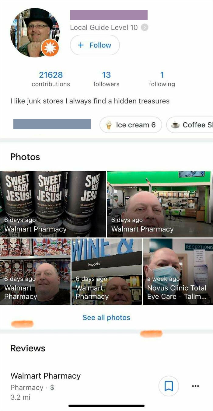 Whenever I Try Look Up Reviews For Anything This Man Always Appears