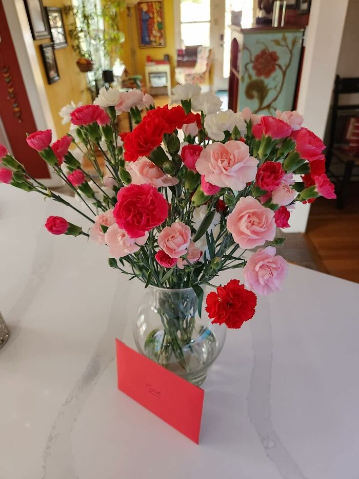 Brighten Your Day With Bouquets Of 20 Stem Rainbow Mini Carnations: Add A Splash Of Color To Any Occasion