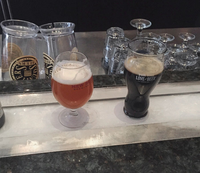 This Bar Has A Frozen Strip To Keep Your Beer Cold