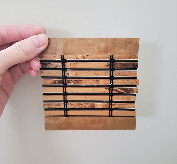 I Ordered Some Sample Colors For My New Blinds, And They Sent Me An Actual Tiny Little Blinds