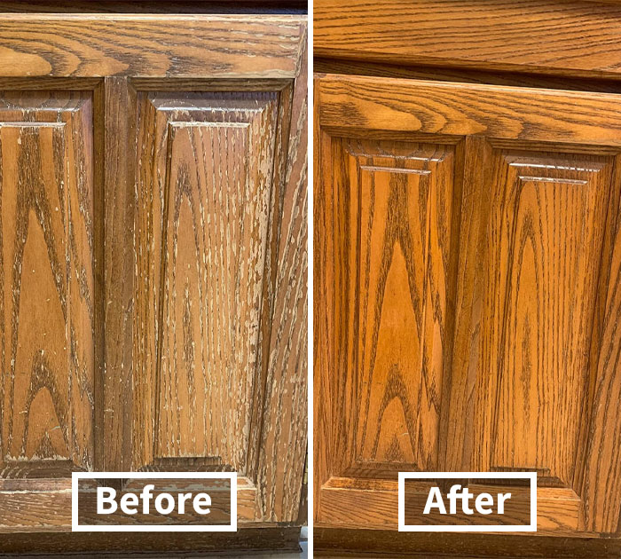 Sick Of Staring At Scratched Side Tables? Swipe Some Life Back Into Them With The HOWARD Restor-A-Finish, It's Basically Magic