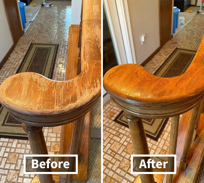 Sick Of Staring At Scratched Side Tables? Swipe Some Life Back Into Them With The HOWARD Restor-A-Finish, It's Basically Magic