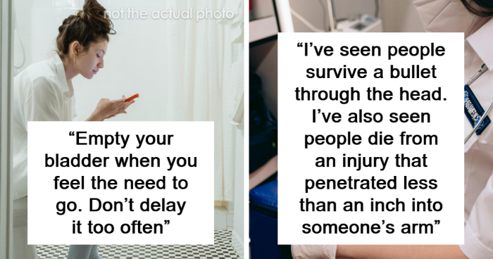 28 Medical Professionals Share Important Facts About Human Health