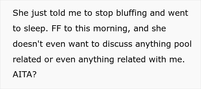 Man Refuses To Look After Pool Any Longer, Asks Wife To Stick To Her Promise, Drama Ensues Man Refuses To Look After Pool Any Longer, Asks Wife To Stick To Her Promise, Drama Ensues