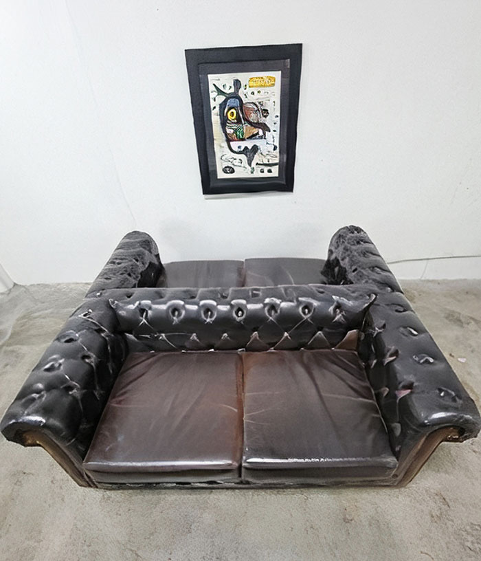 This Extremely Rare Double-Sided Couch My Friend Inherited From His Grandfather